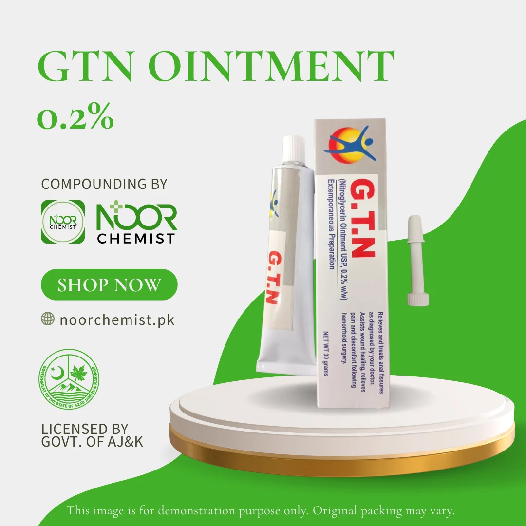 GTN Ointment by Noor Chemist Compounding Pharmacy GTN Ointment by Noor Chemist Compounding Pharmacy